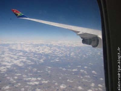 Quelque part au dessus de l'Afrique Australe